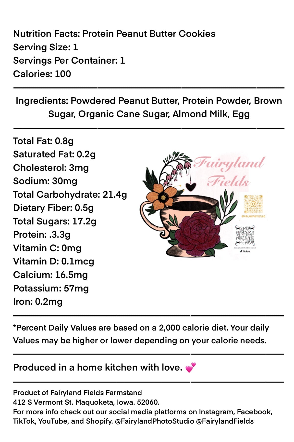 Protein Peanut Butter Cookies