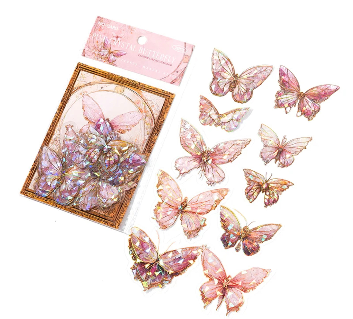 3D Butterfly Stickers