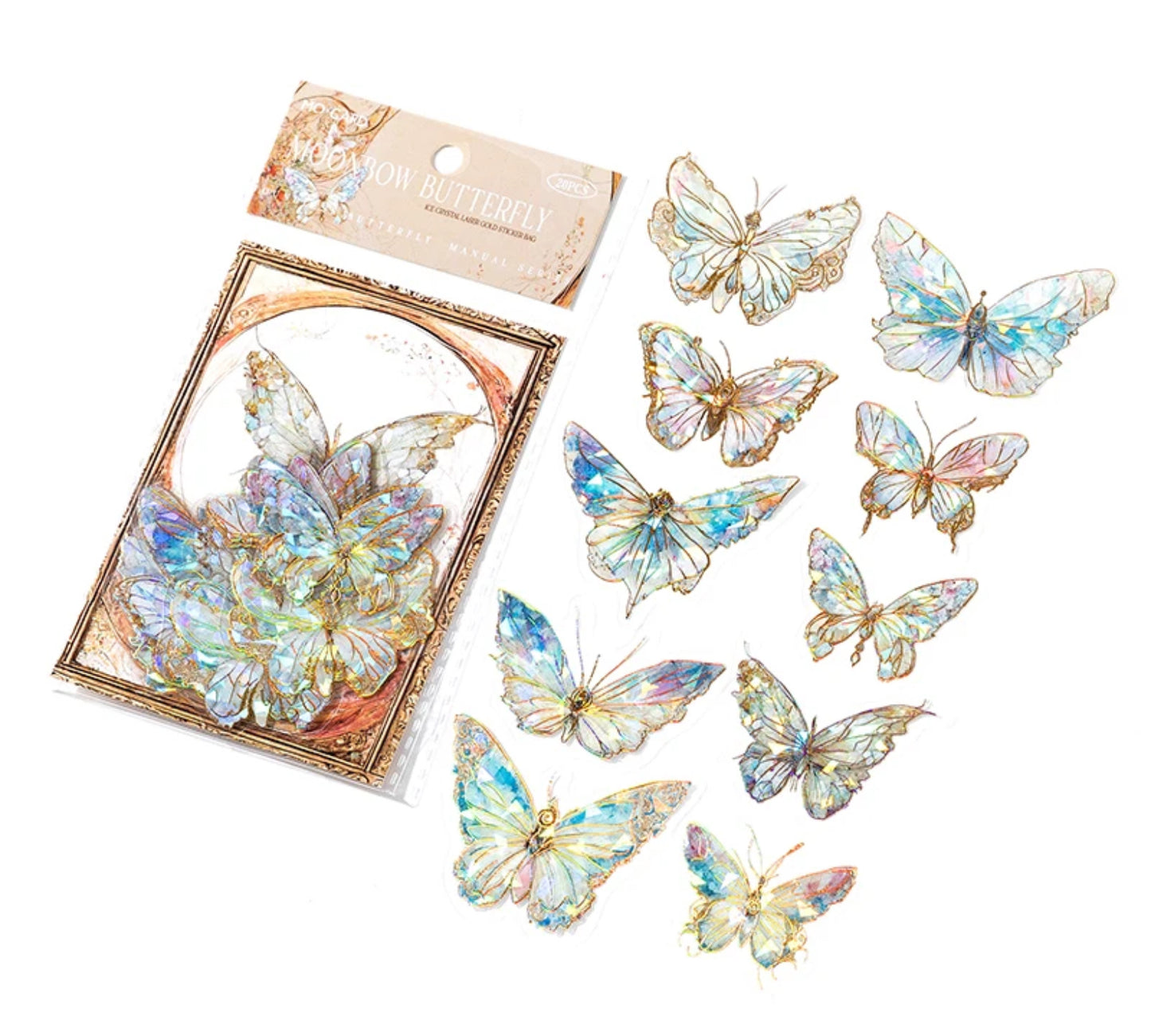 3D Butterfly Stickers