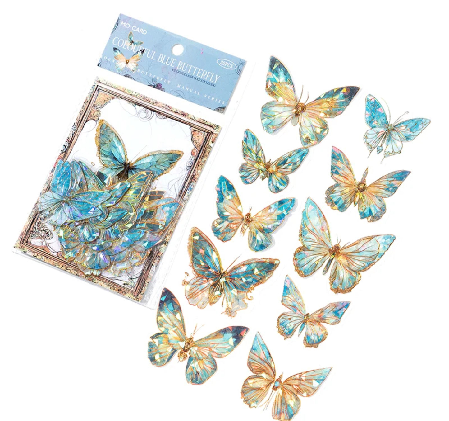3D Butterfly Stickers