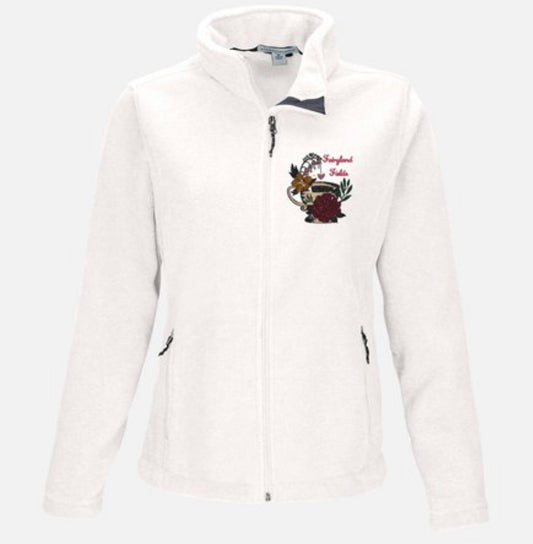 White zip up Jacket